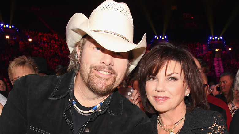Toby Keith with wife Tricia