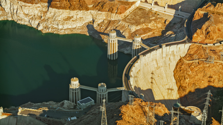 Hoover Damn aerial photo