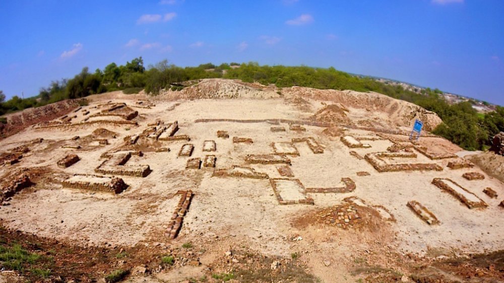 Archaeological Site of Indus Valley Civilization ruins at Harappa in Pakistan.