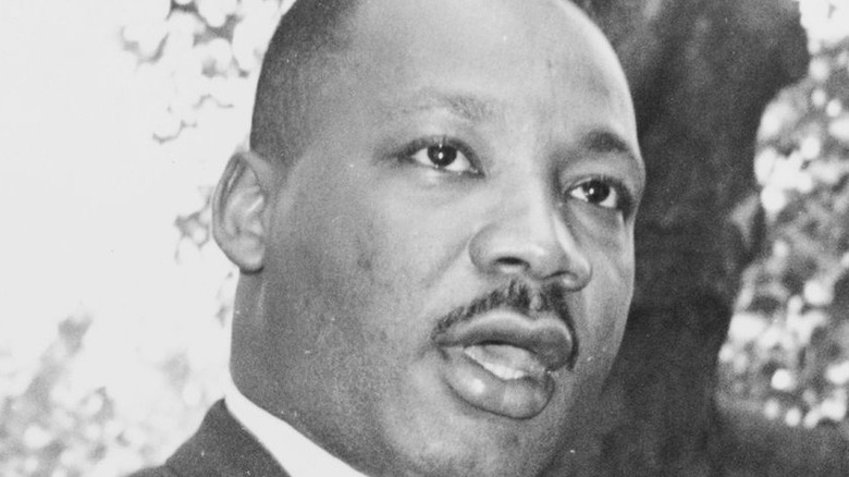 Martin Luther King Jr. giving a speech