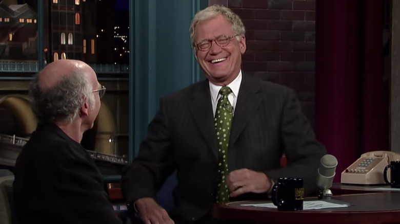 David Letterman interviewing Larry David