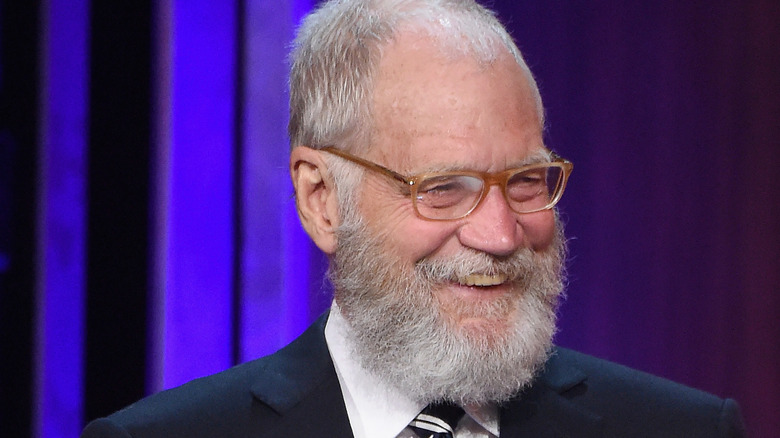 David Letterman smiling