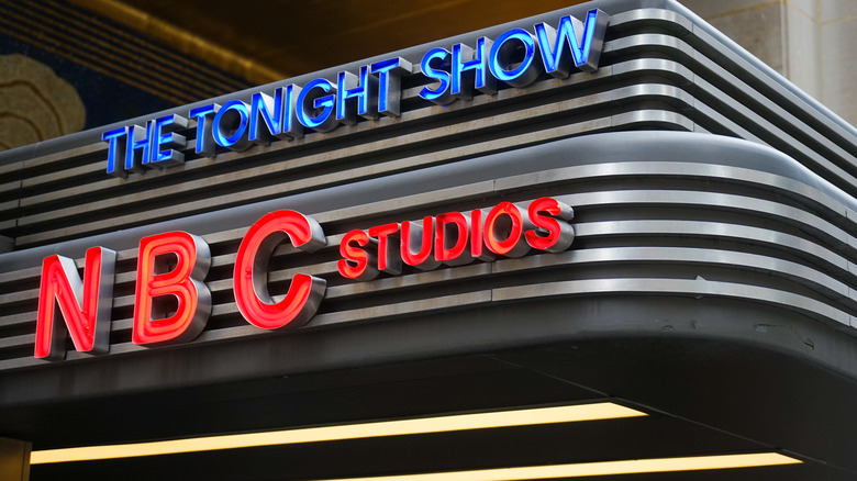 The Tonight Show theater sign