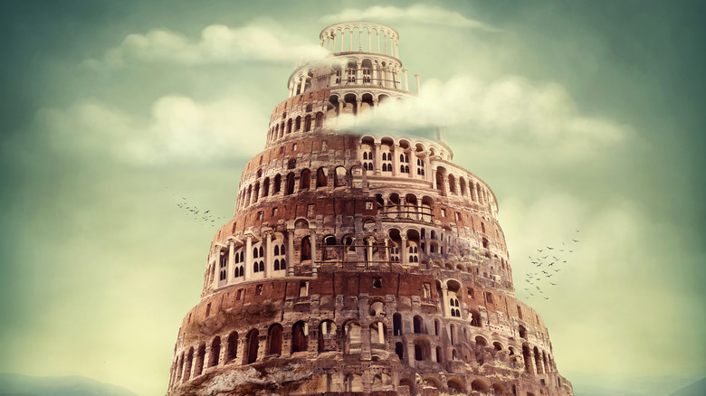 Artistic depiction of the Tower of Babel