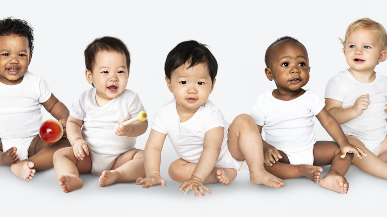 Infants white shirts