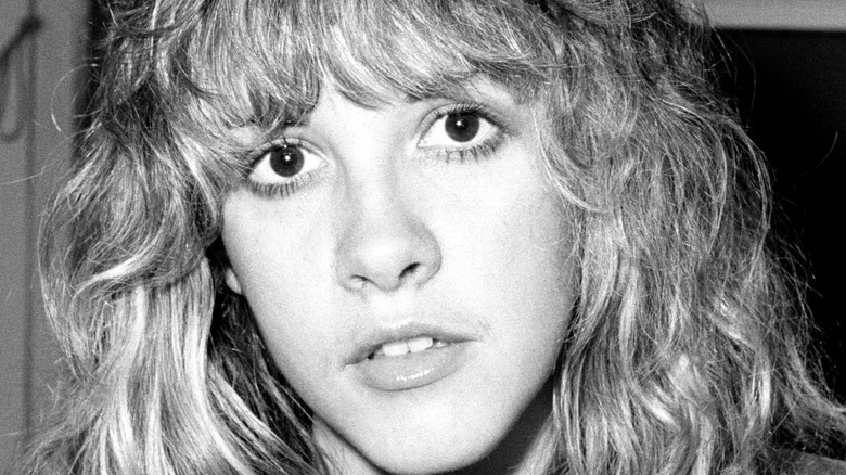 Young Stevie Nicks pouting 