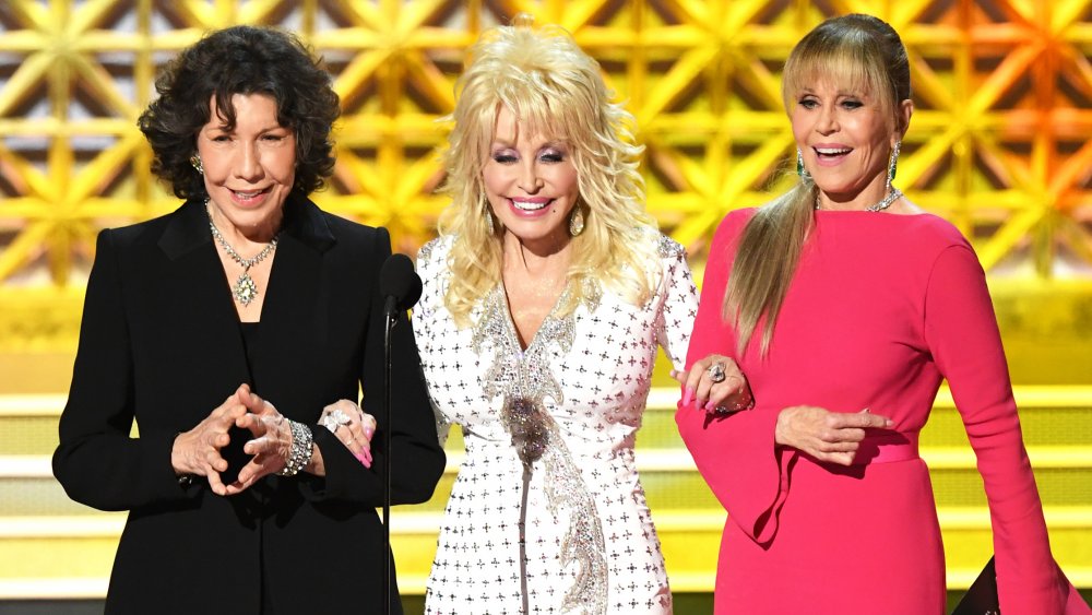 Lily Tomlin, Dolly Parton, Jane Fonda at 2019 Emmy Awards