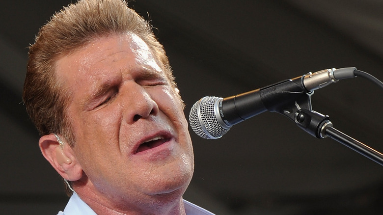 Glenn Frey passionately singing