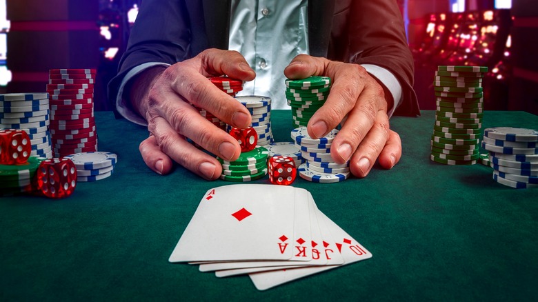 poker player winning hand 