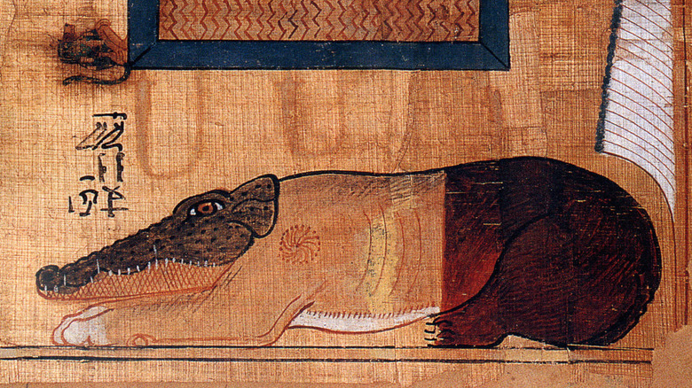 Ancient illustration of Ammit