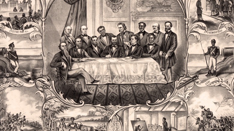 President Grant signs the 15th Amendment