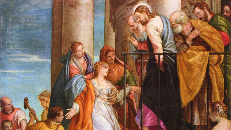 jesus heals the bleeding woman