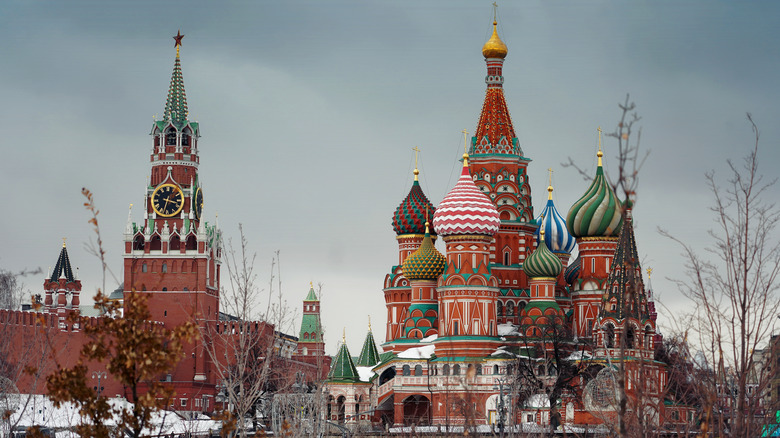 The Kremlin in snow
