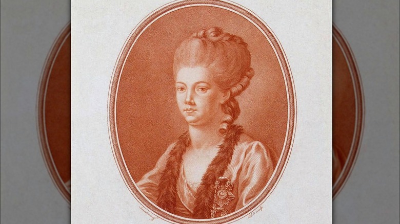 Yekaterina Dashkova posing for portrait