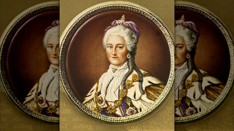 Catherine the Great posing
