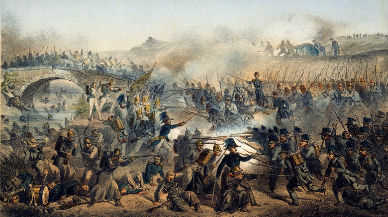 fighting at the Chornaya River, 1853