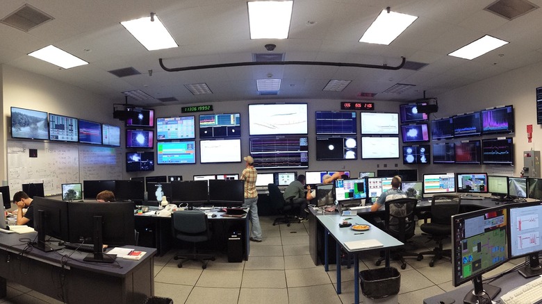 Control room of LIGO