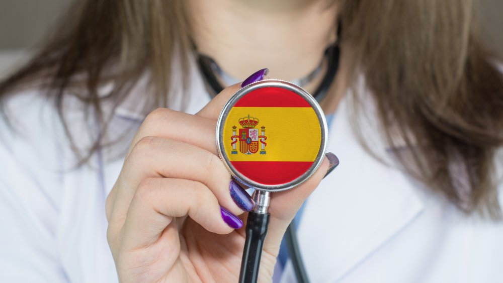 stethoscope, Spanish flag