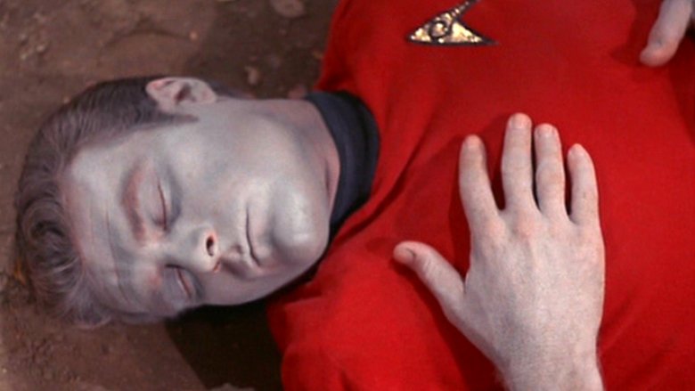 Dead red shirt from Star Trek