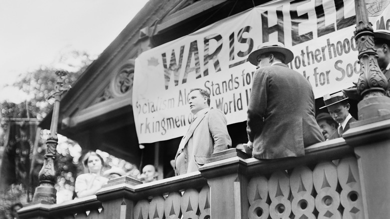 WW1 Irish anti-war demonstration 