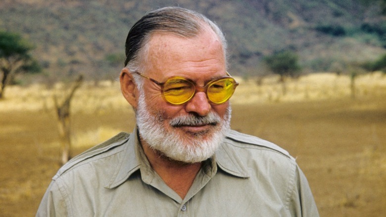 Ernest Hemingway smiling
