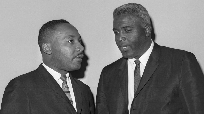 Martin Luther King and Jackie Robinson