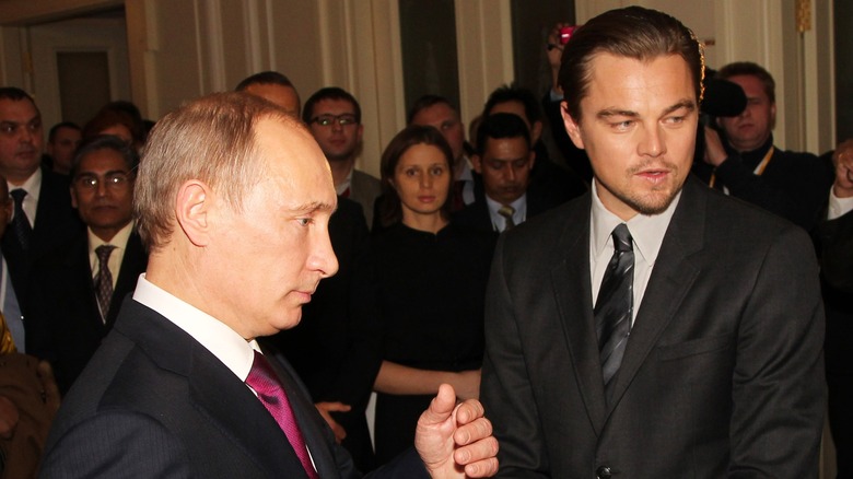 Vladimir Putin and Leonardo DiCaprio