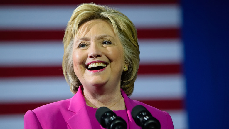 Hillary Clinton smiling