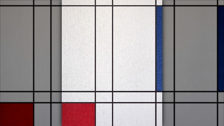 Piet Mondrian's Composition in Red, White and Blue