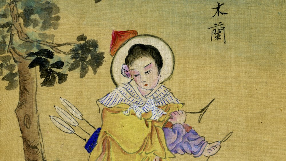Hua Mulan in Traditional Artwork