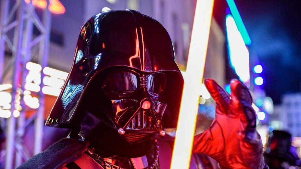 Darth Vader at the premier of Rise of the Skywalker in 2019