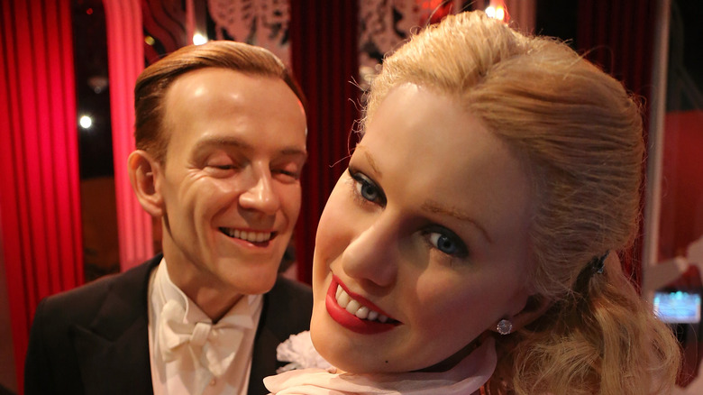 wax statues Ginger Rogers and Fred Astaire