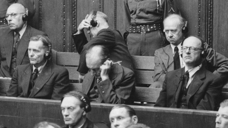 Karl Ritter on trial Nuremberg