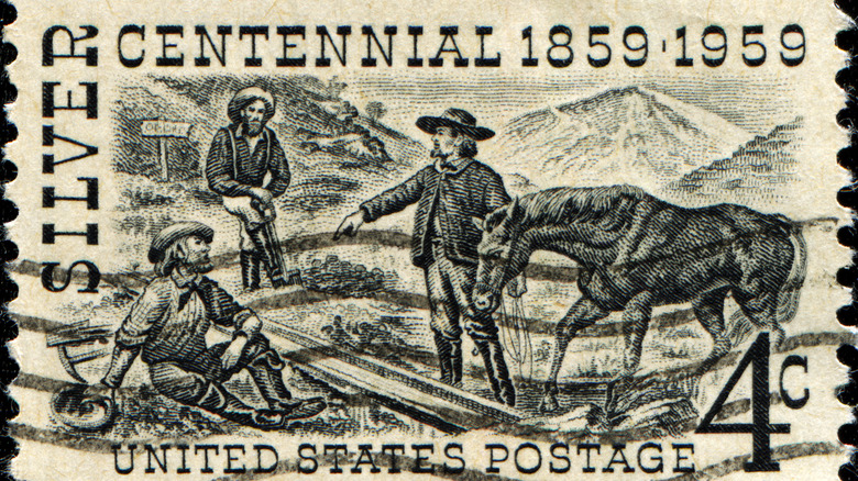 an old American postage stamp