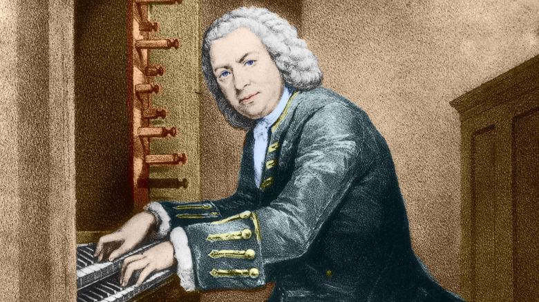 Bach at the organ