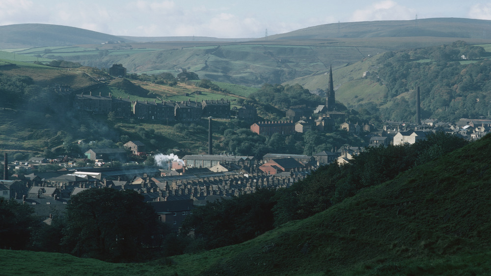 aerial view of Todmorden