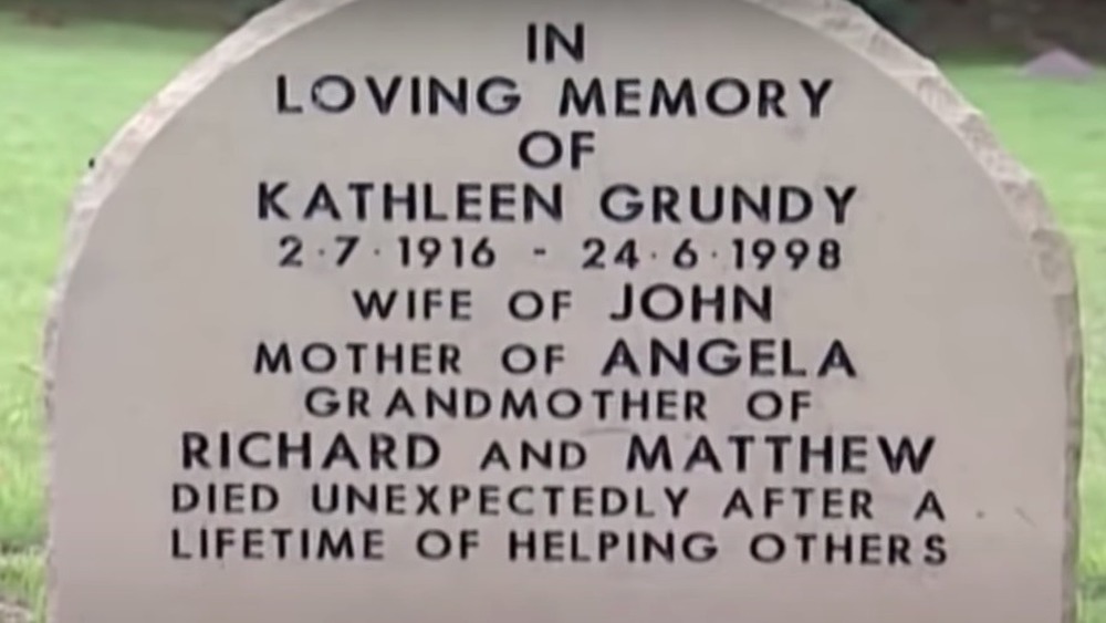 The Grave of Kathleen Grundy