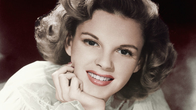 Judy Garland smiling
