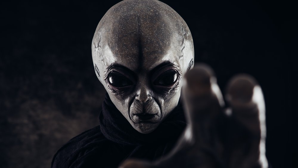 grey alien scary extraterrestrial