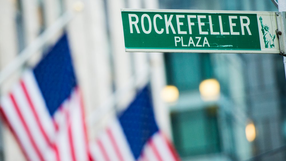 Rockefeller sign