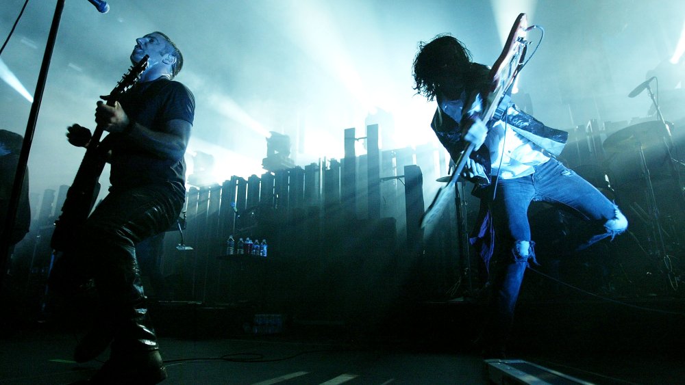 Nine Inch Nails performing live