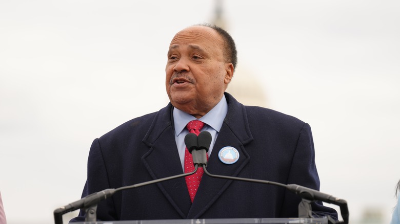 Martin Luther King III speaking at Capitol