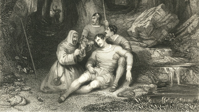 "Death of Llywelyn ap Gruffudd" illustration