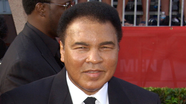 Muhammad Ali smiling