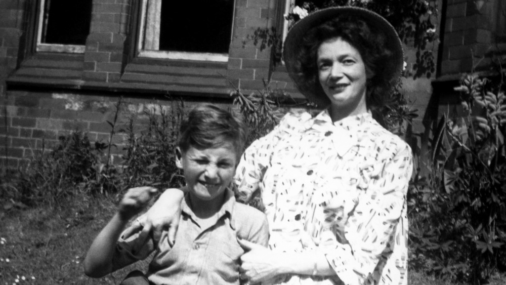 Young John Lennon and his mother, Julia