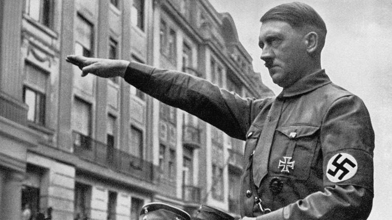 Adolf Hitler standing