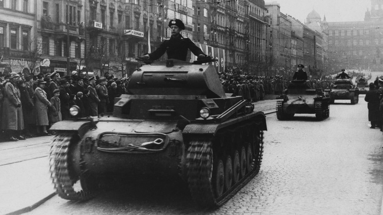 German Panzers enter Poland, 1939