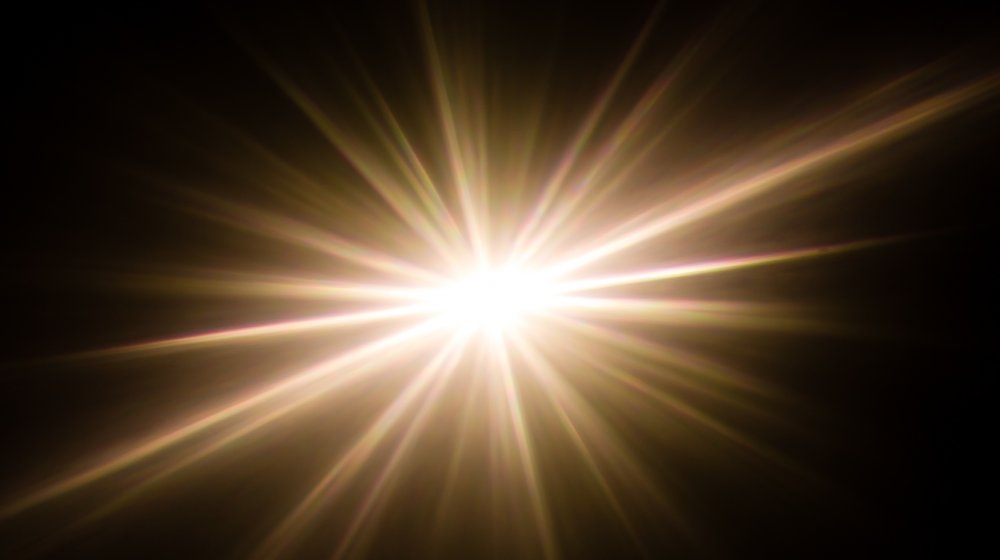 A light effect that looks sort of super nova-ish