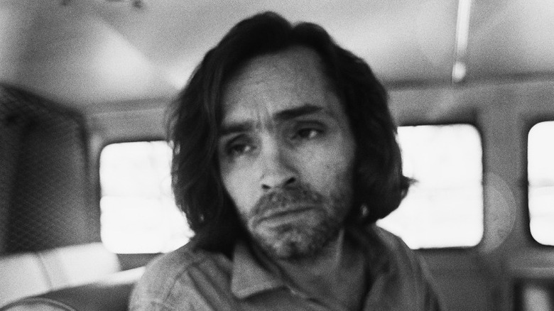 Charles Manson frowning