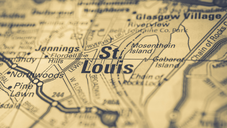 map of st louis